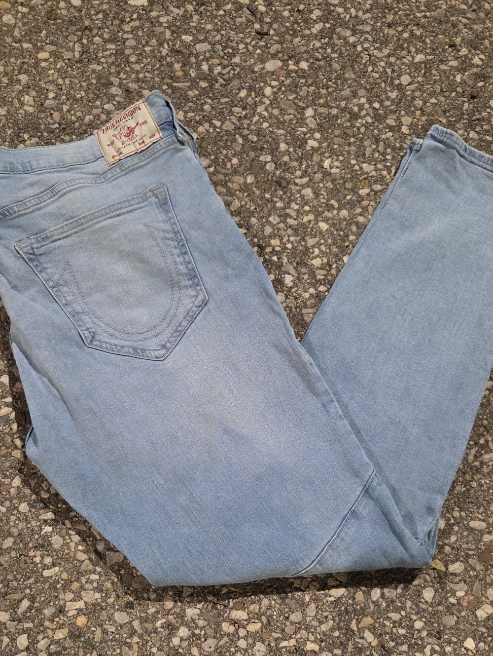 True Religion Light Blue Relaxed Skinny For Men